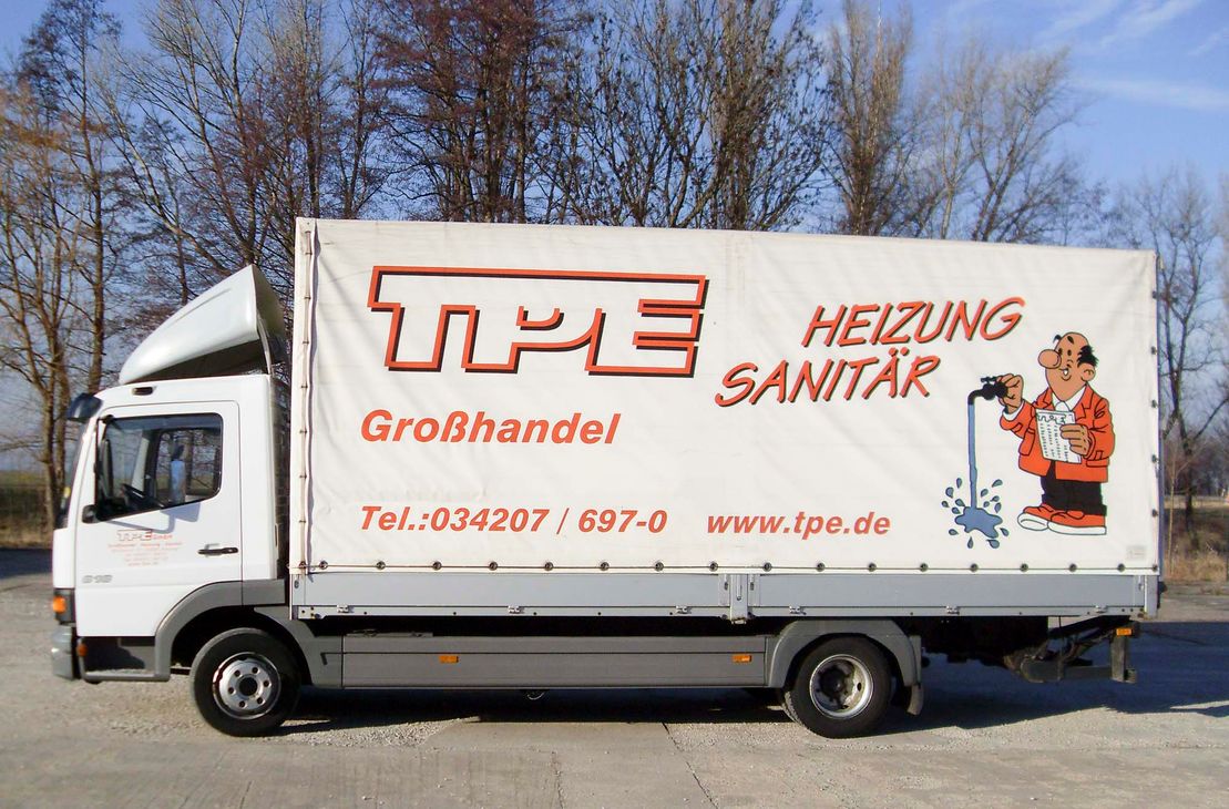 Fuhrpark der TPE GmbH Großhandel Heizung Sanitär in Wiedemar/ OT Zwochau